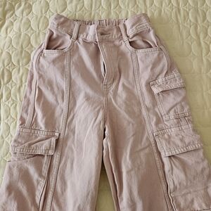 GU Uniqlo Pink Cargo Pants Big Kid Size Medium